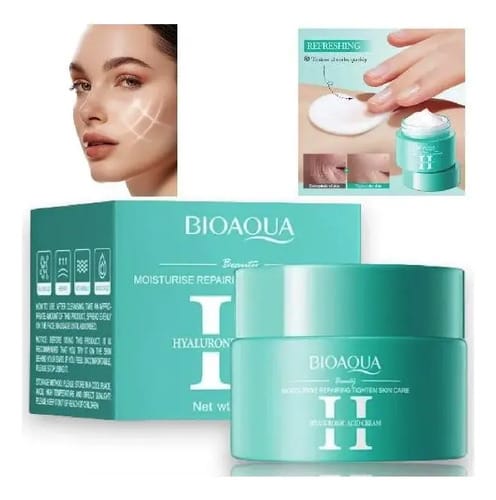 Crema Facial Ácido Hialurónico Antiedad Bioaqua 60 Ml Momento De Aplicación Día/noche Tipo De Piel Todo Tipo De Piel