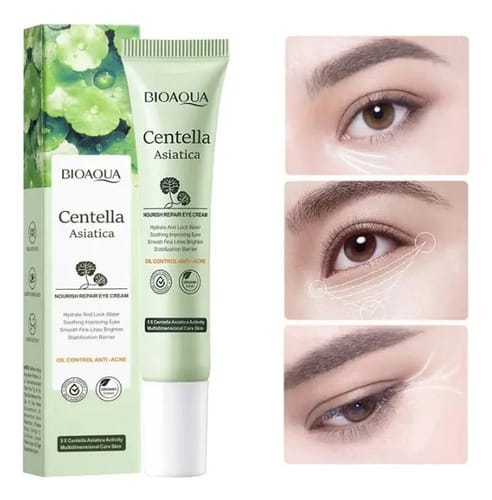 Crema Contorno Ojos Centella Asiática Antiojeras Antiarrugas Tipo De Piel Todo Tipo De Piel