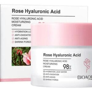 Crema Bioaqua Rosas Ácido Hialurónico Piel Todo 50ml Todo Tipo De Piel Día/noche