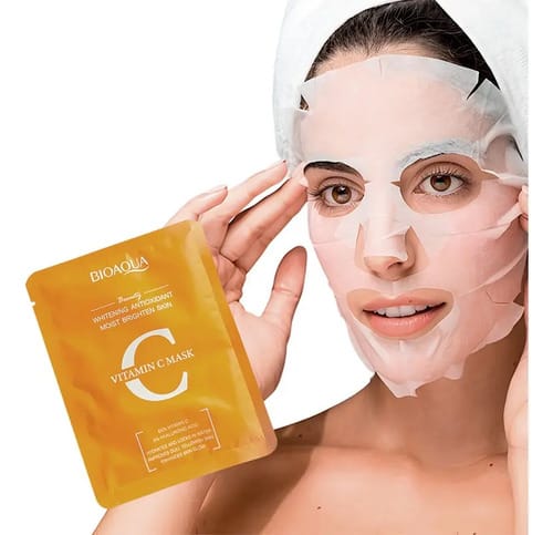 Velo Facial Vitamina C Bioaqua Momento De Aplicación Día/noche Tipo De Piel Normal