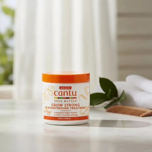 Tratamiento Capilar Cantu Grow Strong Fortalecedor Hidratación Profunda Cabello Débil Y Dañado 170g