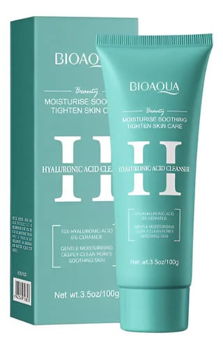 Gel Limpiador Espuma Facial Acido Hialuronico Hidrata Todo Tipo De Piel Día/noche