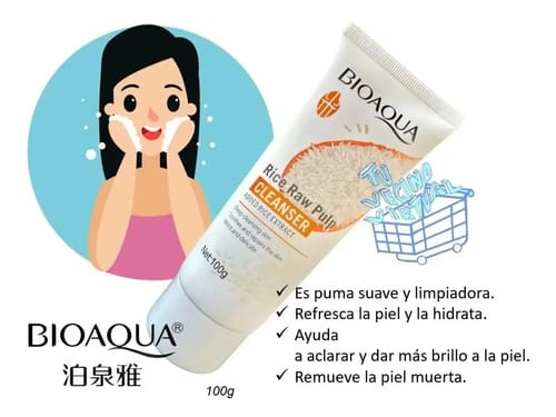 Jabon Facial Arroz Bioaqua - G Tipo De Piel Todo Tipo De Piel