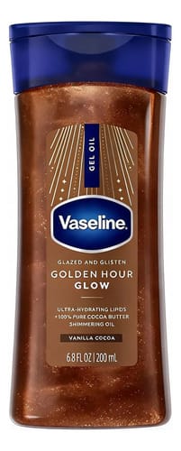 Vaseline Aceite Corporal Brillante Vanilla Cocoa Golden Hour Vainilla
