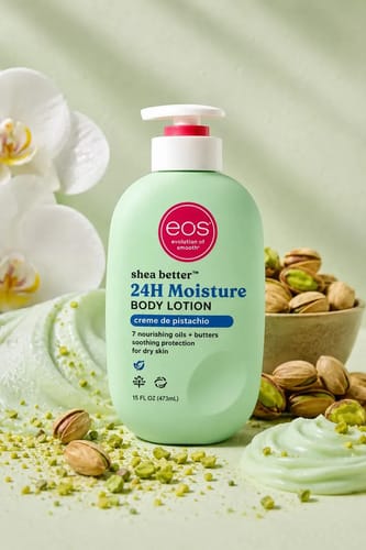 Eos Shea Better Loción Corporal Pistacho Cream 473 Ml | Hidratación 24 Horas Con Manteca De Karité Natural, Aroma De... Crema De Pistachio