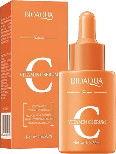 Serum Facial Vitamina C Antioxidante Brillo Antiacne Bioaqua Todo Tipo De Piel Día