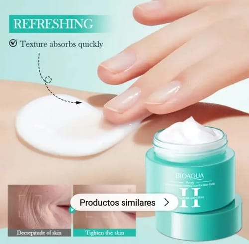 Crema Facial Ácido Hialurónico Antiedad Bioaqua 60 Todo Tipo De Piel Día/noche
