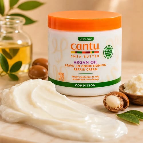 Crema Reparadora Cantu Aceite De Argan Oil Leave-in 453 G