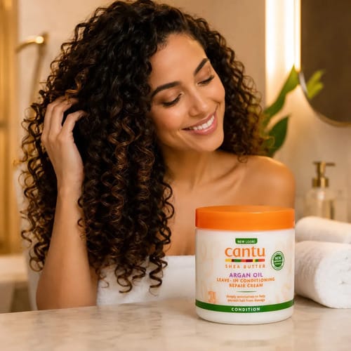 Crema Reparadora Cantu Aceite De Argan Oil Leave-in 453 G