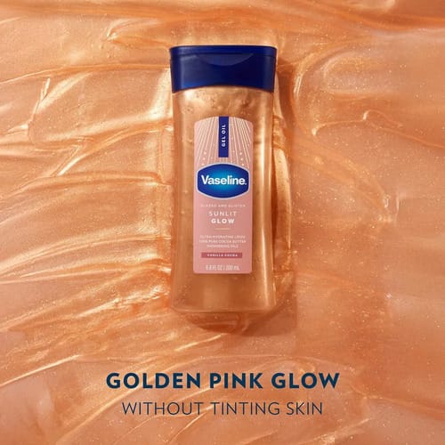 Vaseline Aceite Corporal Brillante Vanilla Cocoa Sunlit Glow Cacao