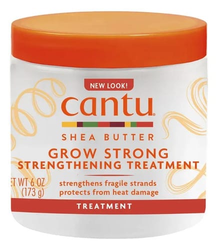 Tratamiento Capilar Cantu Grow Strong Fortalecedor Hidratación Profunda Cabello Débil Y Dañado 170g