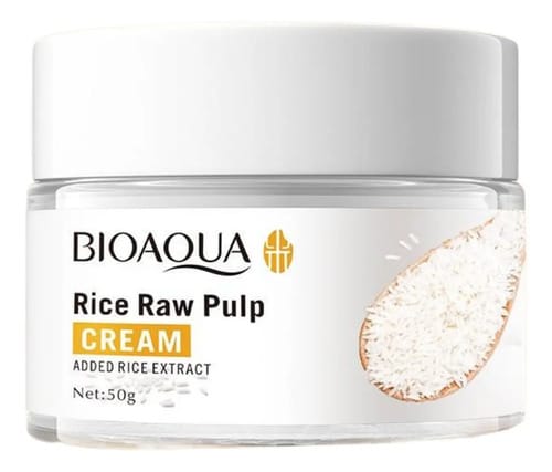 Crema Facial Nutritiva De Arroz 50g Bioaqua Día/noche Todo Tipo De Piel Día/noche