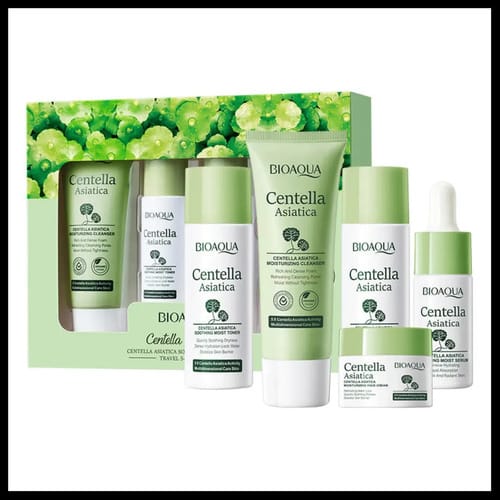 Kit Bioaqua Centella Asiática Skincare Cuidado Facial 5pzs