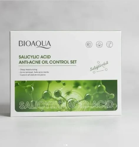 Kit Mini De Cuidado Facial Viajero Acido Salicilico Bioaqua