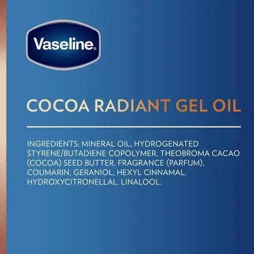 Vaseline Cocoa Radiant Body Oil Humectante Corporal 200ml Cacao