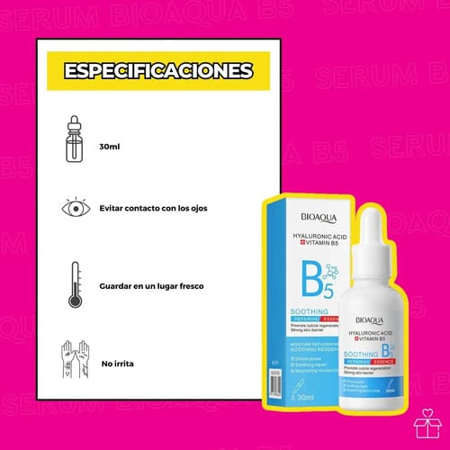 Suero B5 Bioaqua Pure Skin Piel Mixta Día 30ml Mixta Día