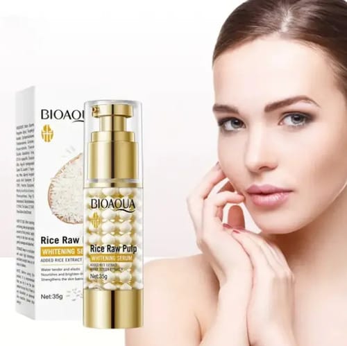 Serum Facial Blanqueador Pulpa De Arroz Linea Premium Moment Mixta Día/noche