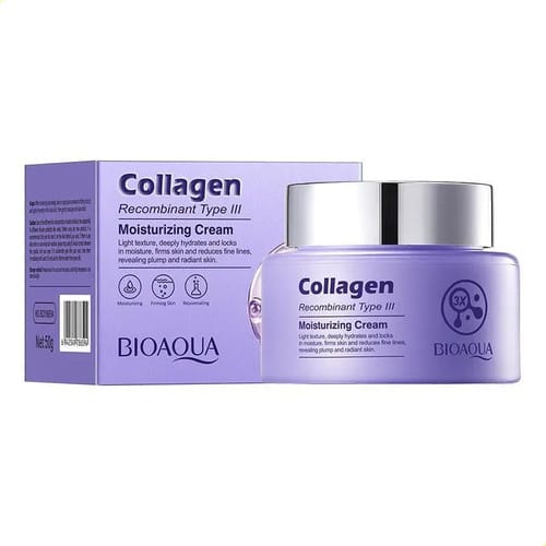 Crema De Colágeno Hidratante Bioaqua Todo Tipo De Piel Día/noche
