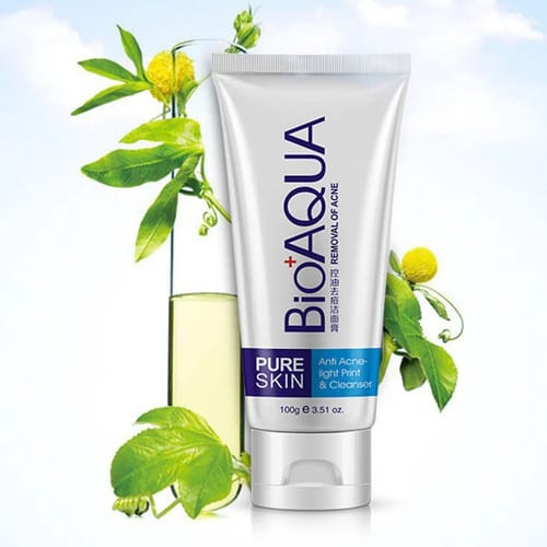 Jabón Antiacné Bioaqua Pure Skin Para Control De Grasa Y Poros