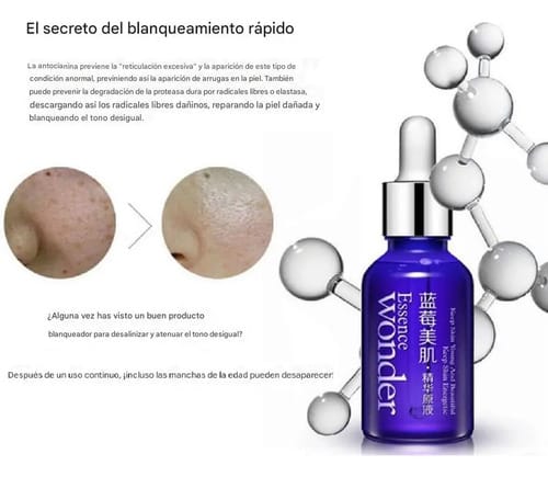Wonder Essence Serum Bioaqua Blueberry Hidratante Rejuvenece Todo Tipo De Piel